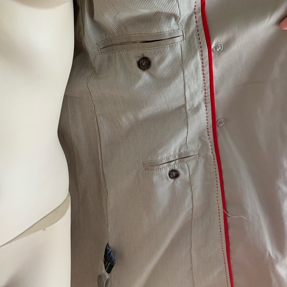 Le Chateau Tan Peacoat Jacket - Picture 6 of 9